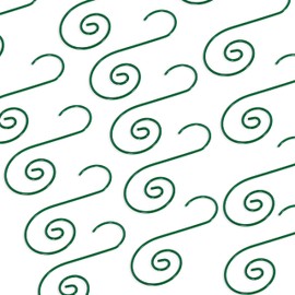 R N' D Toys Green Tree Ornament Hooks - Christmas Tree Gold Decorating Metal Wire Hangers for Hanging Decorations - Pack of 120