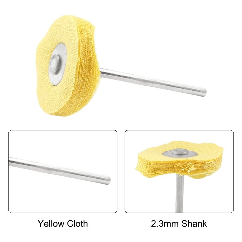 LDEXIN 20Pcs Little Buff Wheels Polishing Buffer Wheels for Rotary