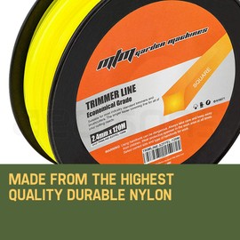 MTM 2.5mm x 120m Bulk Square Edge Razor Trimmer Line