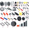 Etarnfly 427Pcs Technical Parts Cars Gears Axles - Wheels Connectors,