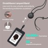 BONE Lanyard Retractable Badge Holder - ID Sleeves with Slim