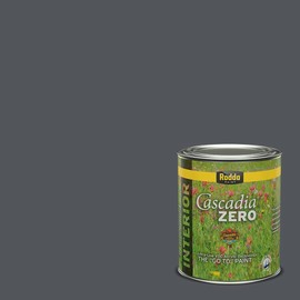 Rodda Paint CASCADIA ZERO Interior Semi-Gloss Paint & Primer in One, Quart, Obsidian