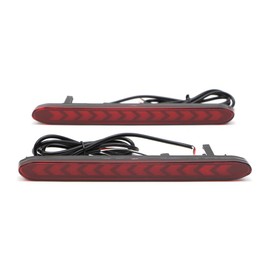 Dreamseek Rear LED Reflector Tail Light for Honda CR-V CRV 2005 2006, Odyssey 2007 2008, Element 2009-2011, Acura TSX 2004-2008 Bumper Driving Brake Lamp Red Lens