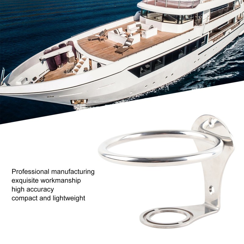 304 Stainless Steel Cup Holder RV Bottle Holder Universal Ring