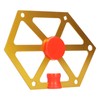 Woodworking Angle Ruler Hex Magnetic Aluminum Alloy Table Saw Adjustment