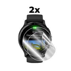 IPG for Garmin Venu 3, GPS Smartwatch Hydrogel Screen Protector (2 Units) Invisible HD Clear Film Anti Scratch Guard-Smooth/Self-Healing/Bubble for Venu 3
