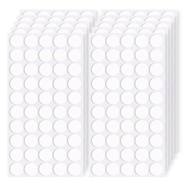 Surard Poster Putty, 500 Pcs 20mm/0.79” Adhesive Dots, Double Sided Removable Sticky Tack, Clear Round Reusable Mounting Stickers Transparent Tacky Glue Tape for Wall Hanging Pictures