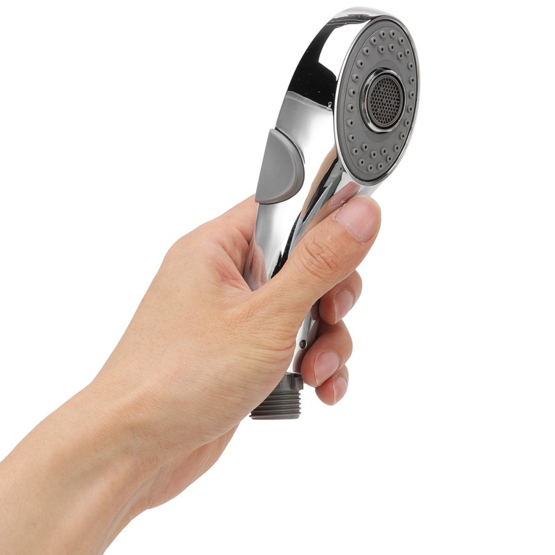 Handheld Shower Heads Silicone Massage Nozzle Ergonomic Handle with G1/2
