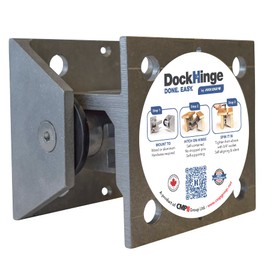 Dock Hinge System, Aluminum, Size: 1/2”