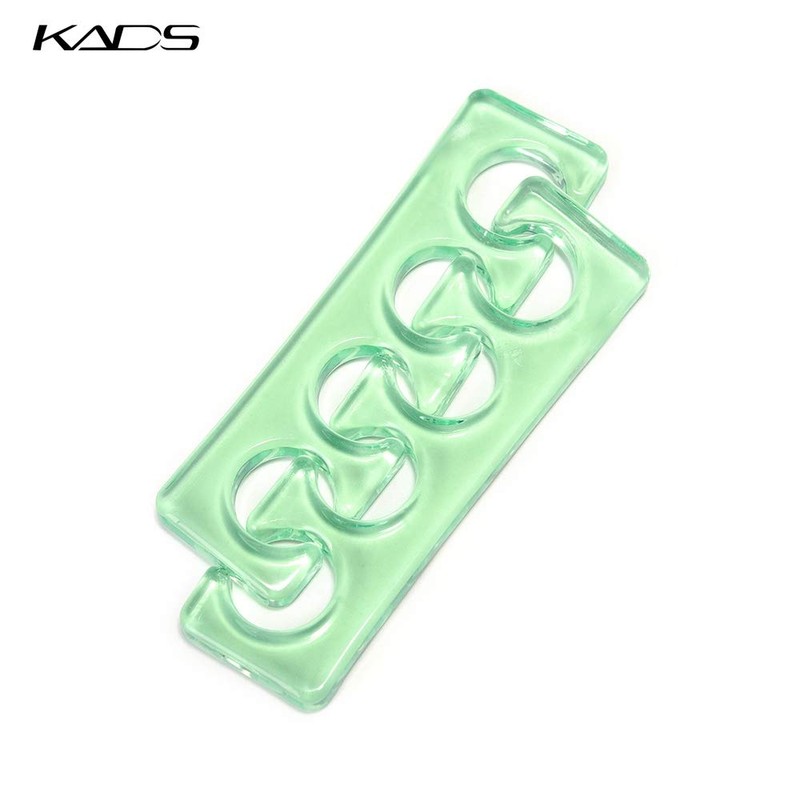 KADS 2pcs/pair Silicone Toe Separator Nail Art Manicure Finger Feet