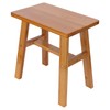 Multipurpose Small Bamboo Stool Foot Rest Stool Shower Low Bench