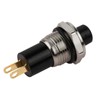 CLDIY Pressure Switch, Self-Locking Mini Switch, 10 mm Round DC24