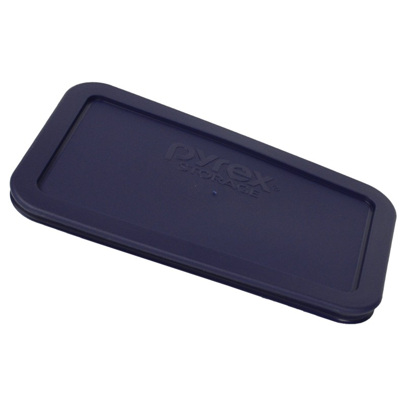 Pyrex 7214-PC 4.8-Cup Blue Food Storage Replacement Lid (2-Pack) -