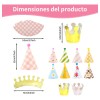 11 Piezas Gorros De Cumpleaños Gorros De Fiesta Gorritos