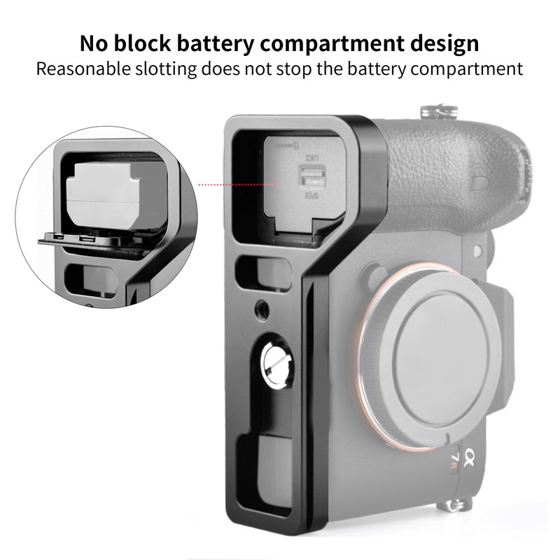 YELANGU Mirrorless Camera Quick Release L Plate Bracket Holder for