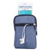 DFV mobile - Belt Multi-Functional Vertical Stripes Pouch Bag Case