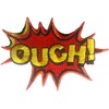 Another Quality product from Klicnow Ouch! Embroidered Patch 7.5CM X