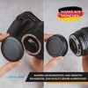 Lens-Aid Housing Cap + Rear Lens Cap Kit for Canon