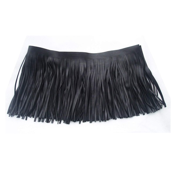 PU Leather Tassels Lace Trims Adornment DIY Craft Cloth Bag