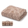 Molithe 100% Wool Blanket, 62" x 86", Warm, Thick, Washable,