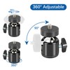 Acuxiaza 5 Pack Mini Ball Head 1/4" Swivel Mini Ball