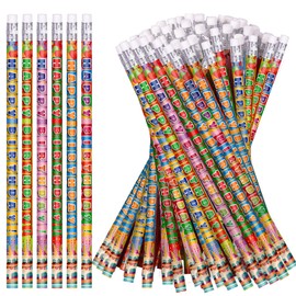 emzrivo Birthday Pencils Happy Birthday Pencil for Students Birthday Pencils for Teacher Classroom, 6 Style(72)