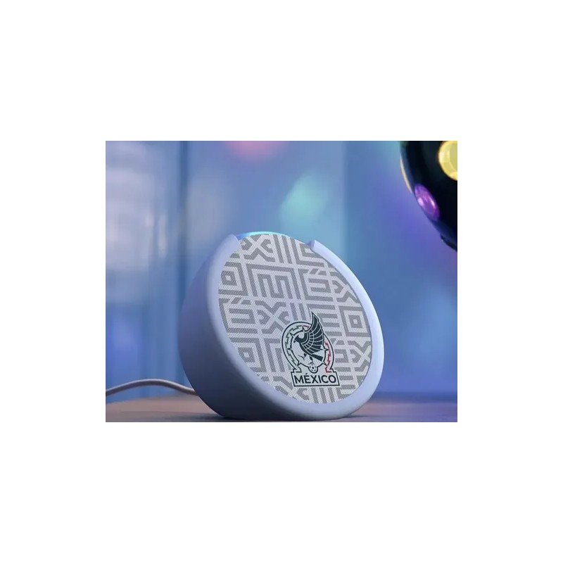 Bocina Inteligente Alexa Echo Pop Edición Mundial 2026 en Blanco