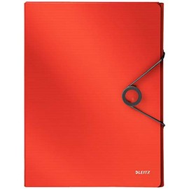 Leitz Solid Storage Box Polypropylene A4 light red