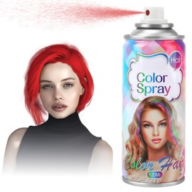 Temporary Hair Color Spray【Quickly Color】【No Irritation】【Easy To Use】Hair Color Spray，Red