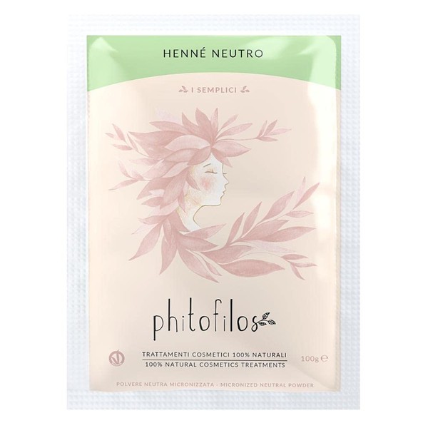 PHITOFILOS ECOBIO Henna is Neutral, Micronised, 100 g, 100% Vegan
