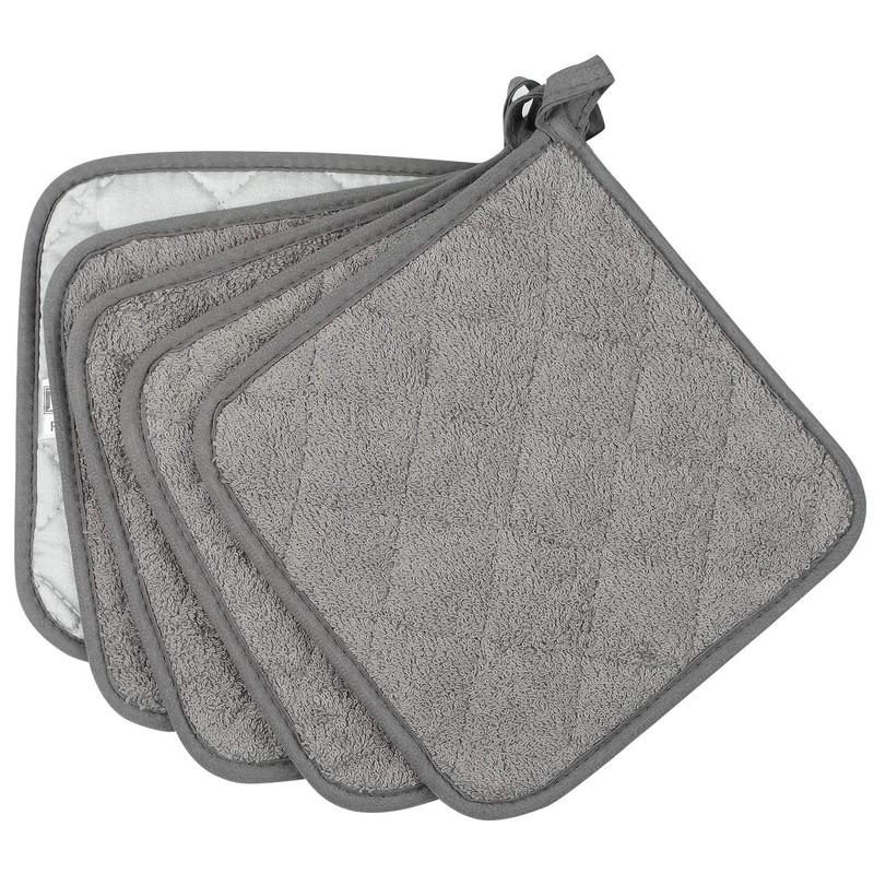 Lifaith 100% Cotton Kitchen Everyday Basic Terry Pot Holder Heat