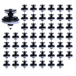 Young Wolf 50 x Car Plastic Door Card Trim Clips Replacement 6Q0868243 50267052 7L6868243 Black 16cm x 19cm Compatible with T5 T6, Golf and Polo