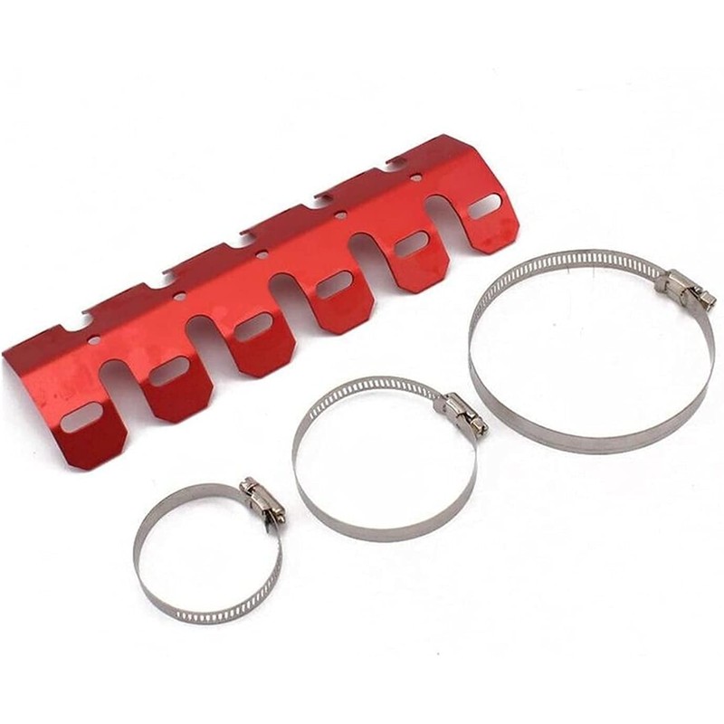 ANCLLO Motorcycle Exhaust Muffler Pipe Protector Heat Shield off-road Vehicle