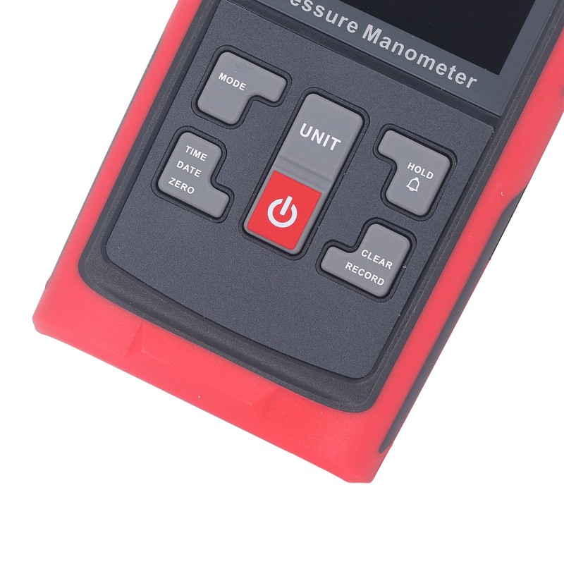 Digital Manometer Pressure Differential Pressure Gauge Air Pressure Tester with