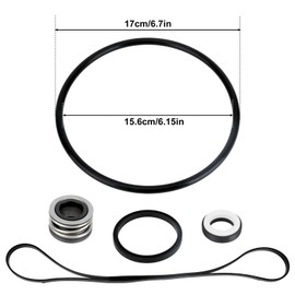 BOXOB Pool Pump Seal & O Ring Kit, Replacement Parts for Hayward Hydramax II SP3000 SP3000X Series Swimming Pool Pump Repair Set Includes Shaft Seal Assembly