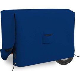 Covers & all Outdoor Generator Cover, 18 Oz Heavy Duty Waterproof UV & Weather Resistant, Universal Portable Equipment Storage Protector with Air Vents & Drawstrings (38"W X 28"D X 30"H, Blue)