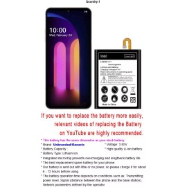 For LG Long Endurance 5820mAh Rechargeable Battery for LG V60 ThinQ 5G LM-V600AM Phone