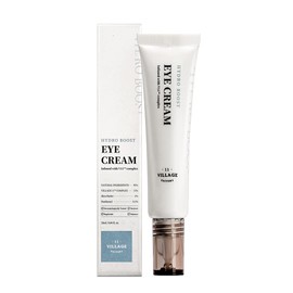 [VILLAGE 11 FACTORY] HYDRO BOOST EYE CREAM (25 ml) Korean Skincare - Vegan - Hyaluronic Acid - Shea Butter - Panthenol - Moisturising and Nourishing