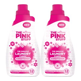 Stardrops Stardrops - The Pink Stuff - The Miracle Laundry Liquid Fabric Conditioner - 32oz Pack of 2, 2.0 pounds (82379), Rhubarb