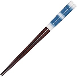 Sunlife H-06839 Unka Chopsticks Adult, Long, Dishwasher Safe, Blue, 9.1 inches (23 cm), Made in Japan