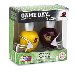 Collegiate Game Day Duo Nail Polish Kit (Central Michigan)