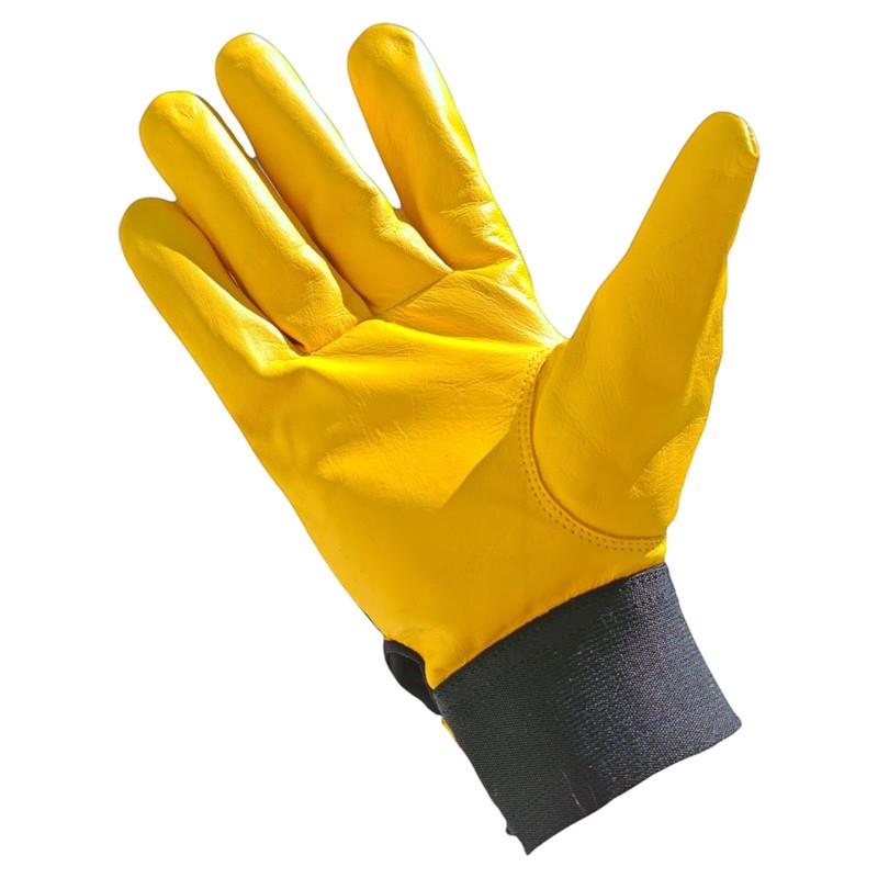 Genuine Cowhide Leather Garden Working safety Thorn Proof Gerdening Gloves