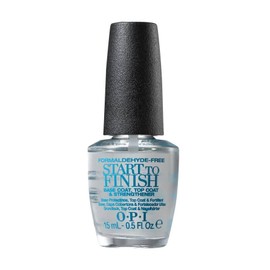 OPI Start to Finish 3-in-1 Treatment - Formaldehyde Free  0.5oz(Blue/T71