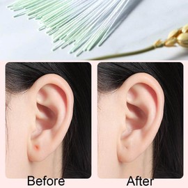 White Ear Piercing Cleaner Convenient Earrings Hole Floss Aftercare Nourish Girls Herb Ear Dirt Floss,Piercing and Tattoo Supplies, Piercing Supplies