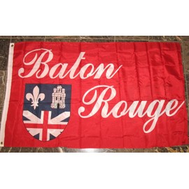 Baton Rouge Flag 3'x5' Louisiana Double Sided Banner