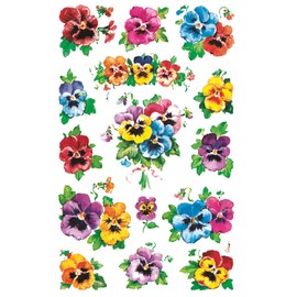 AVERY Zweckform 4398 Decorative Sticker Pansy 45 Stickers