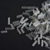 250 Pcs Hair Extension Shrink Tubes Shrinky Clear Tubes for