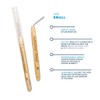 Woobamboo eco Friendly Bamboo Small interdental Brushes, 8 Pack