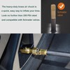 KEWAYOTire Valve Extension, 2Pcs 160mm Flexible Valve Stem Extenders with