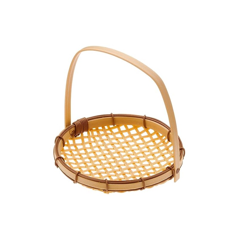 Nagao 010BTZ15 Washable Serving Basket Round with Hands, 5.9 inches